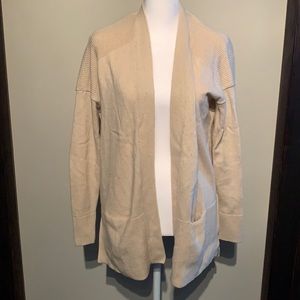 Athleta tan cardigan